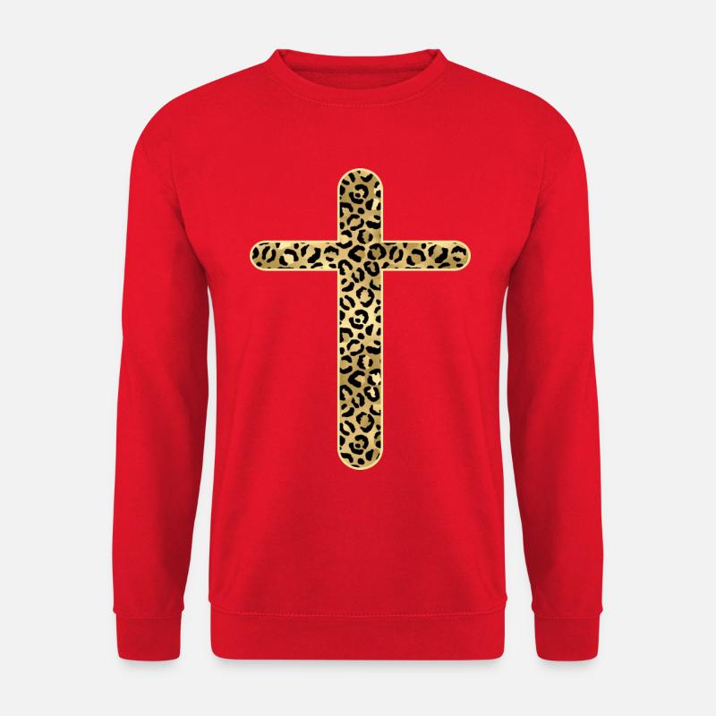 Christen - Christlicher Glaube - Kreuz - Unisex Pullover - Rot