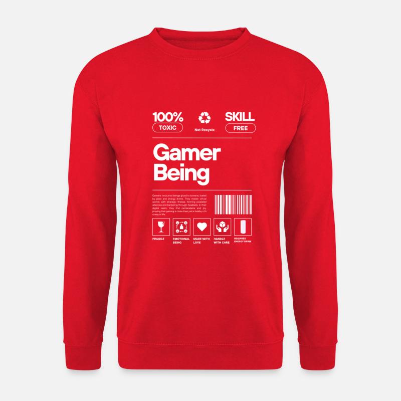 Gamer Being - Unisex Pullover - Rot