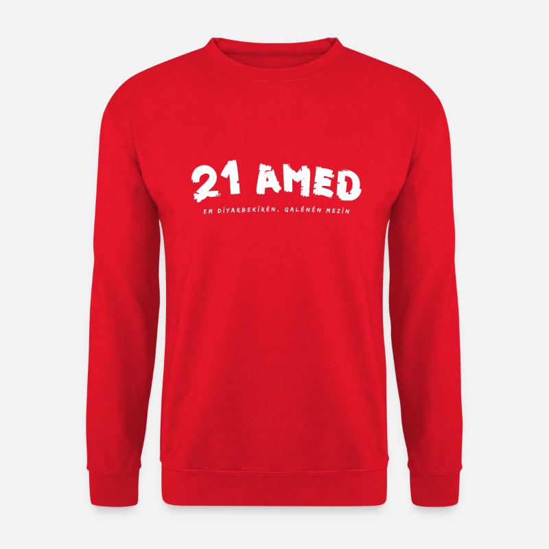 21 Amed Diyarbakir - Unisex Pullover - Rot