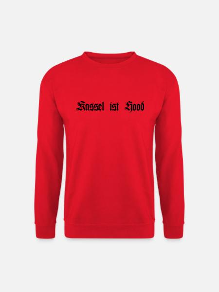 Kassel ist Hood - Unisex Pullover - Rot