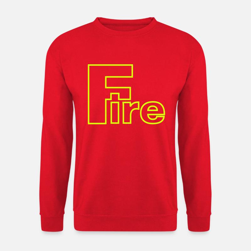 Fire - Unisex Sweatshirt - red