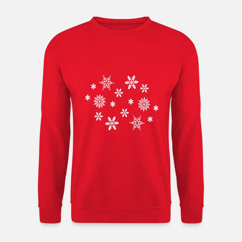 Snowflake - Unisex Sweatshirt - red