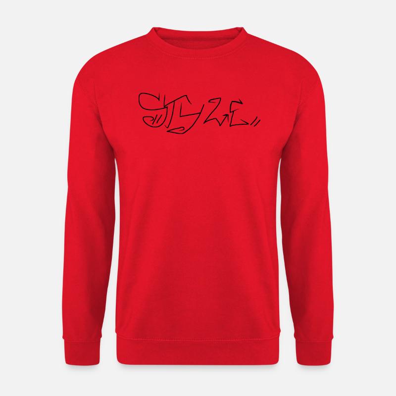 Style text - Unisex Sweatshirt - red