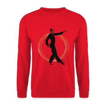 Latein - Unisex Pullover - Rot - Vorne - Alina (178cm) & Michal (187cm)