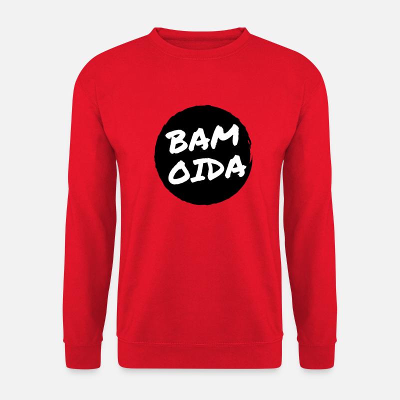 Bam oida - Wiener Slang der Alltagssprache wurde - Unisex Pullover - Rot