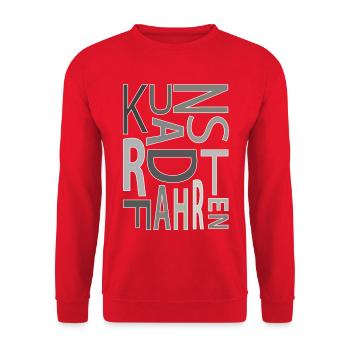 Kunstrad, Kunstradfahren, Hallenradsport - Unisex Pullover - Rot - Vorne - Alina (178cm) & Michal (187cm)