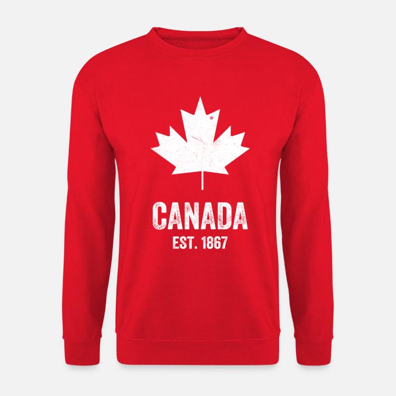 Canada Established 1867 - Unisex Sweatshirt - red