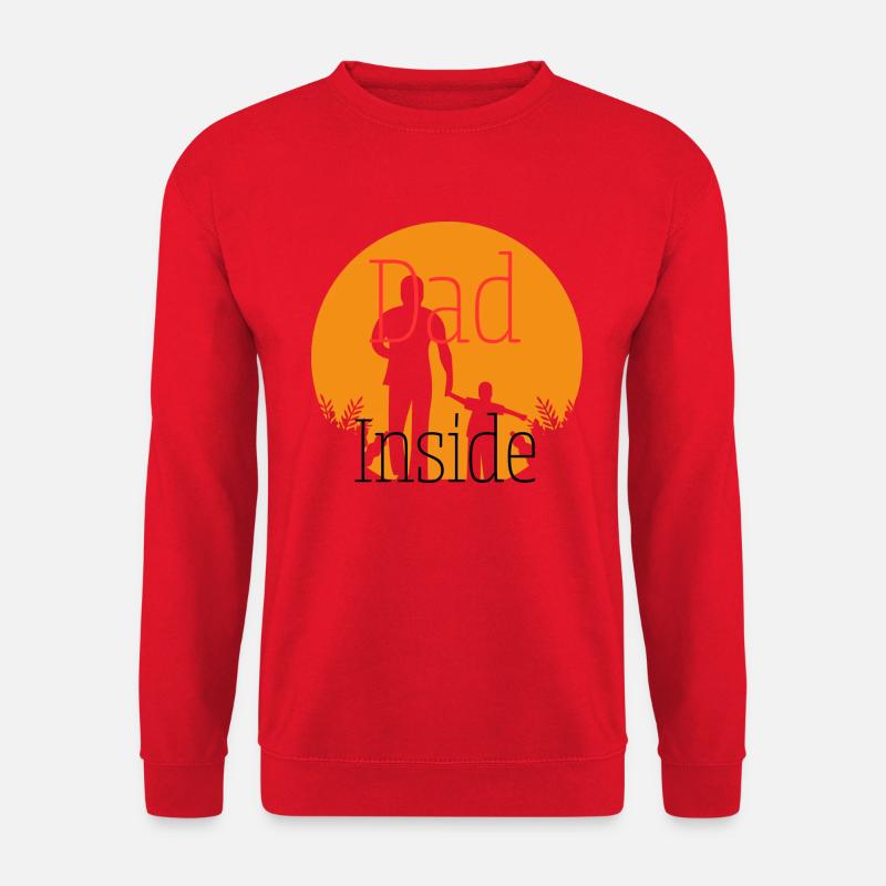 Dad inside - Unisex Pullover - Rot