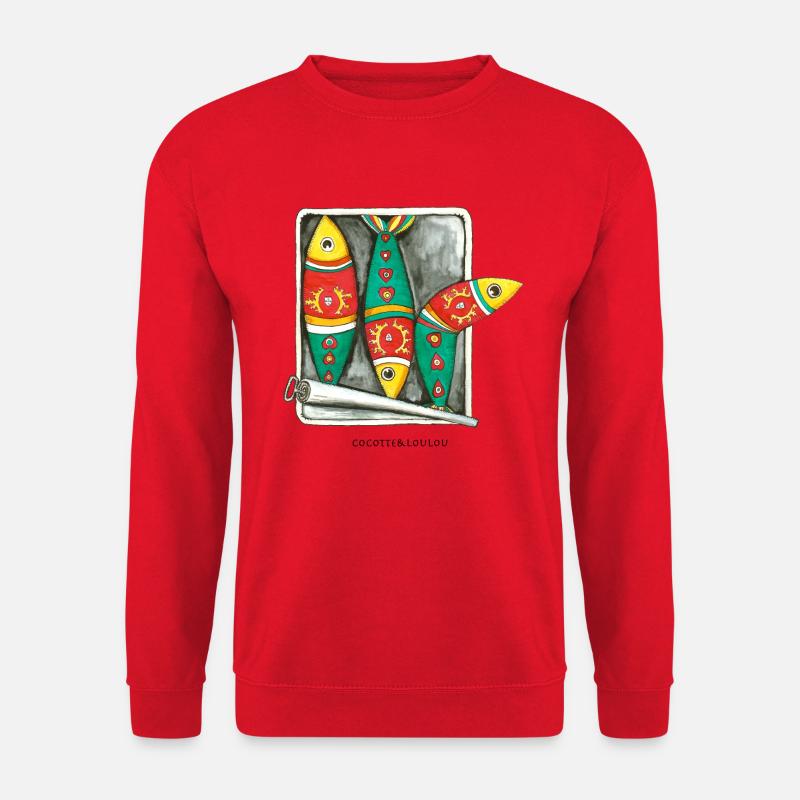 Die Sardinen - Unisex Pullover - Rot