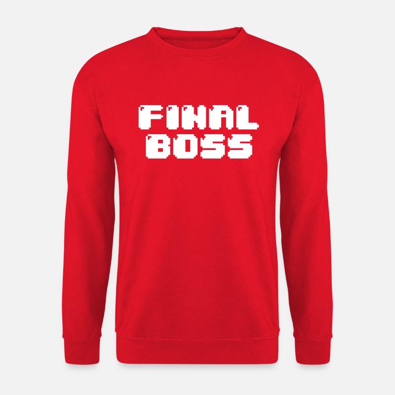 FINAL BOSS - Unisex Sweatshirt - red