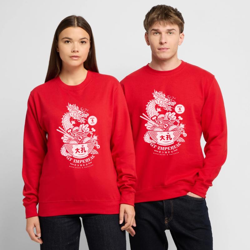 GT IMPERIAL WHITE BACK PATTERN Unisex Pullover