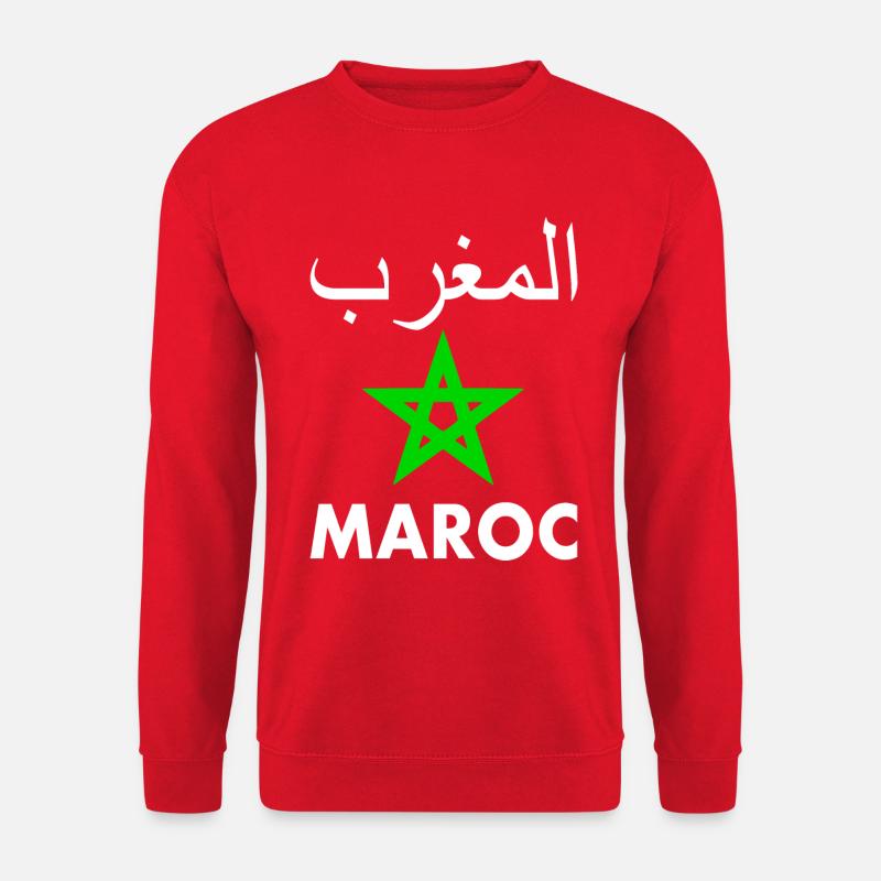 Marokko - Unisex Pullover - Rot