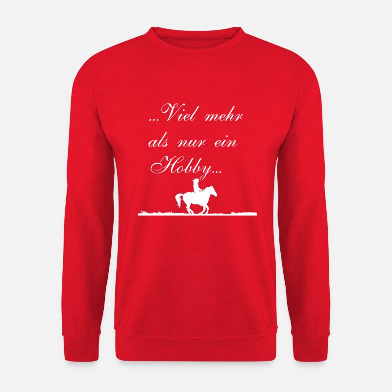 Mehr als nur ein Hobby - Unisex Pullover - Rot
