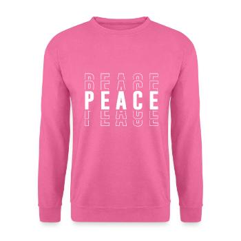 Peace - Unisex Pullover - Pink - Vorne