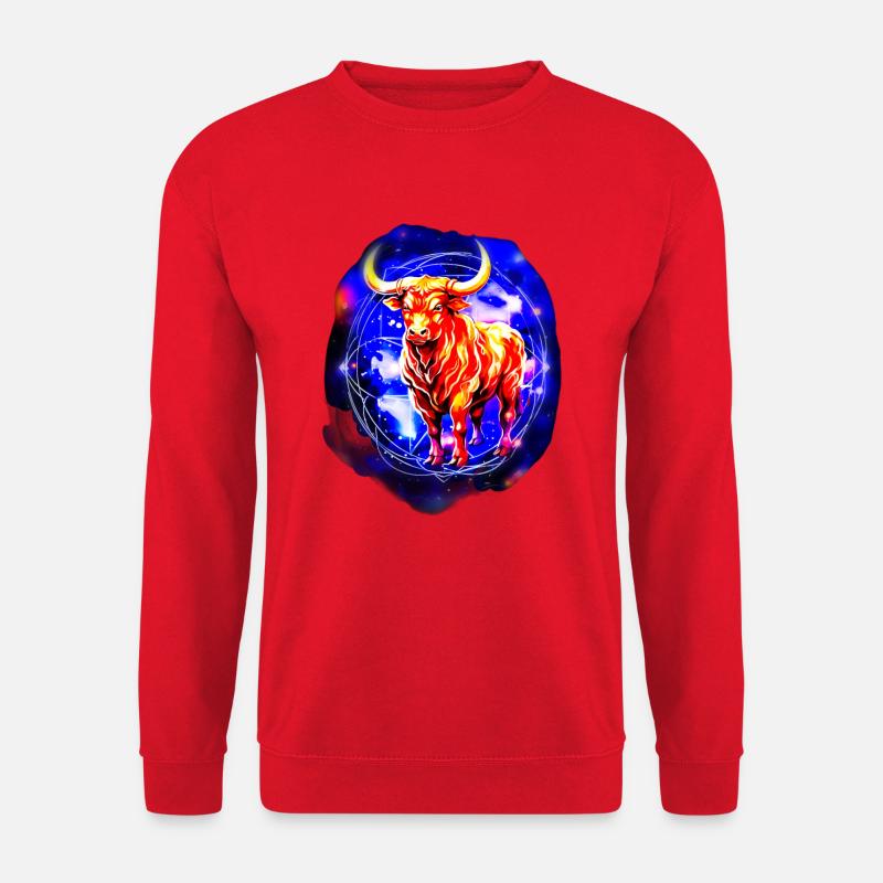 Sternzeichen Stier - Unisex Pullover - Rot