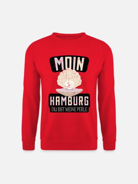 Hamburg du bist meine Perle - Unisex Pullover - Rot