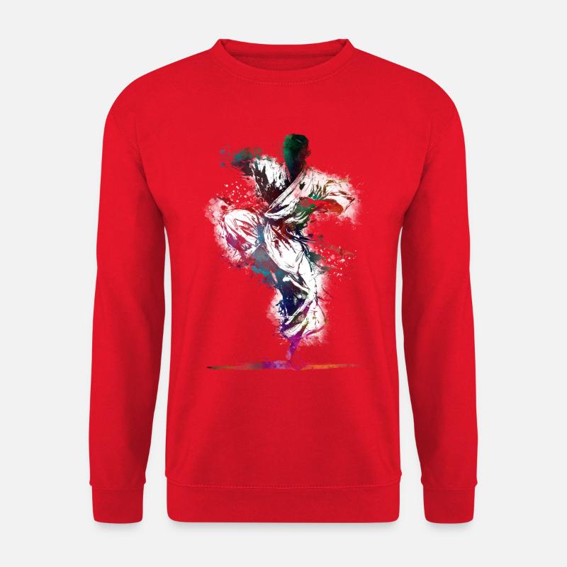 Judo Sport Kunst #sport #judo - Unisex Pullover - Rot