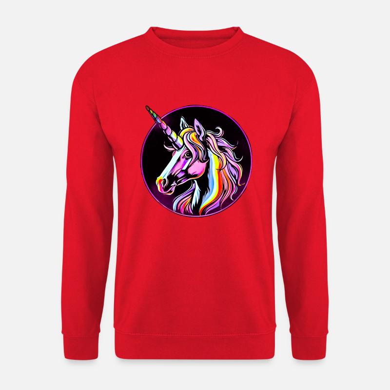 Einhorn - Unisex Pullover - Rot