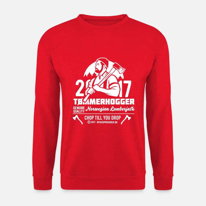 Tømmerhogger Norwegian Lumberjack - Unisex Pullover - Rot