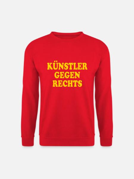 Artists against the right - Unisex Sweatshirt - red