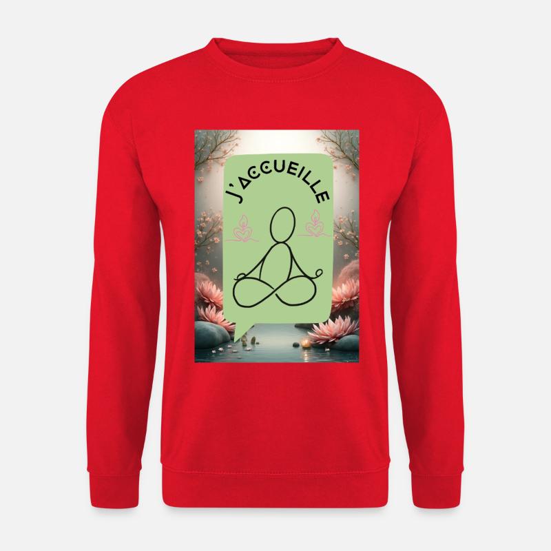 Willkommen, Zen - Unisex Pullover - Rot