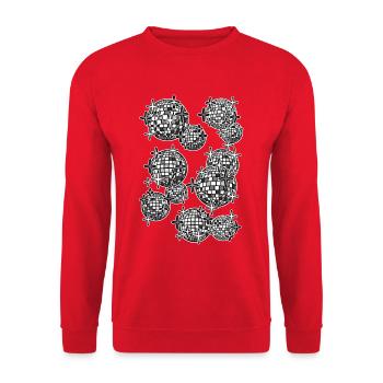 Mirrorballs - Unisex Sweatshirt - red - Front - Alina (178cm) & Michal (187cm)
