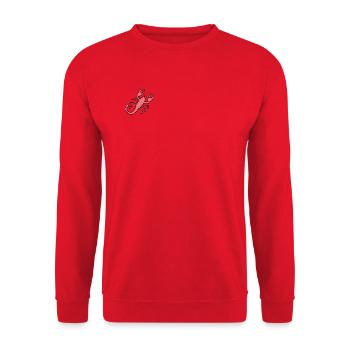 Scorpion - Sweat-shirt Unisexe - rouge - Devant - Alina (178cm) & Michal (187cm)