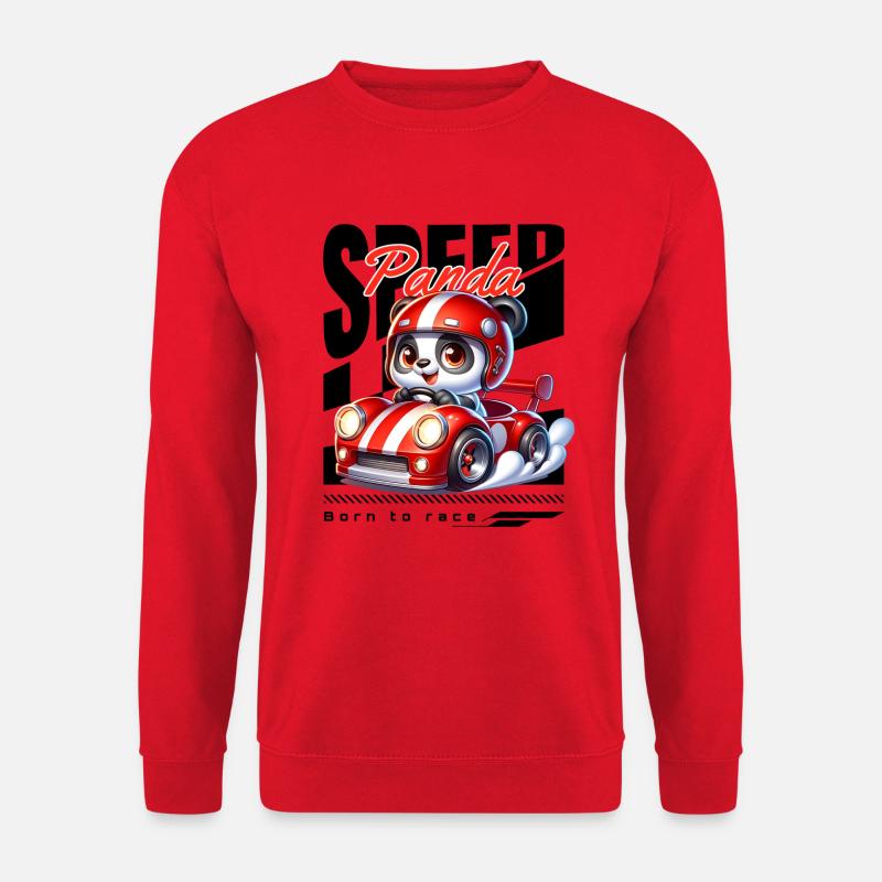 Speed Panda Racing - Unisex Sweatshirt - red