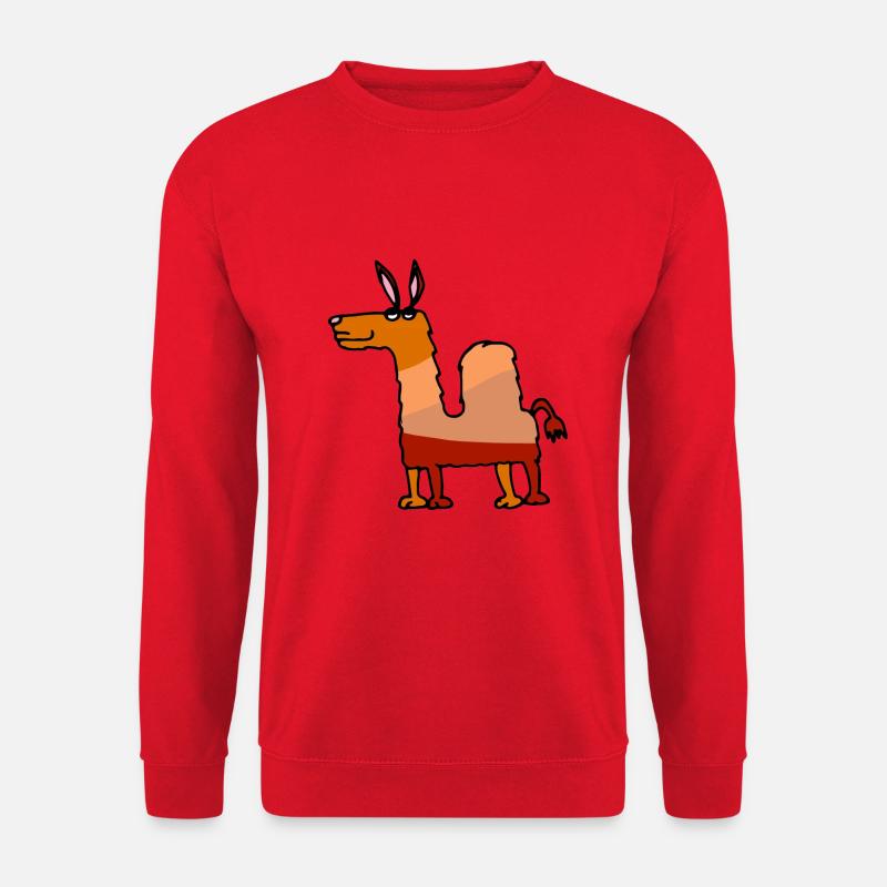 Tod der Dromedar - Unisex Pullover - Rot