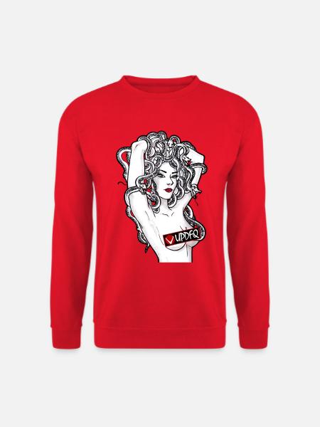 Medusa-Noir-Reihe - Unisex Pullover - Rot