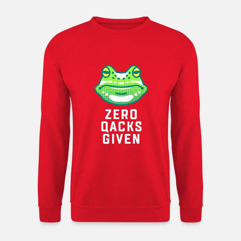 Zero Quacks given v1 - Unisex Sweatshirt - red