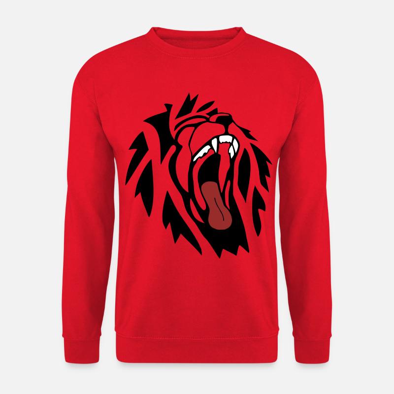 Löwe - Unisex Pullover - Rot