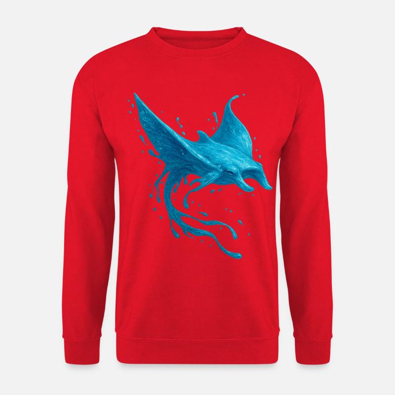Fluid Manta - Unisex Sweatshirt - red