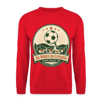 Das Wunder von Elversberg - Unisex Pullover - Rot - Vorne - Alina (178cm) & Michal (187cm)