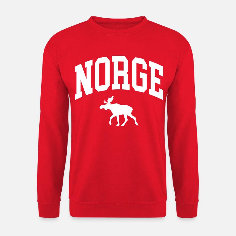 Norway Elk - Unisex Sweatshirt - red