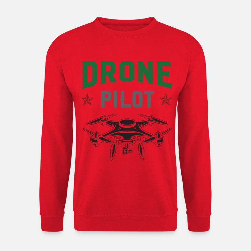 Drone Pilot - Unisex Sweatshirt - red