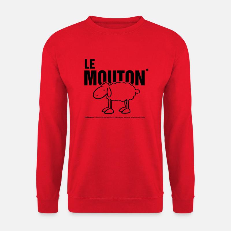 Le Mouton - 2022 - Sweat-shirt Unisexe - rouge