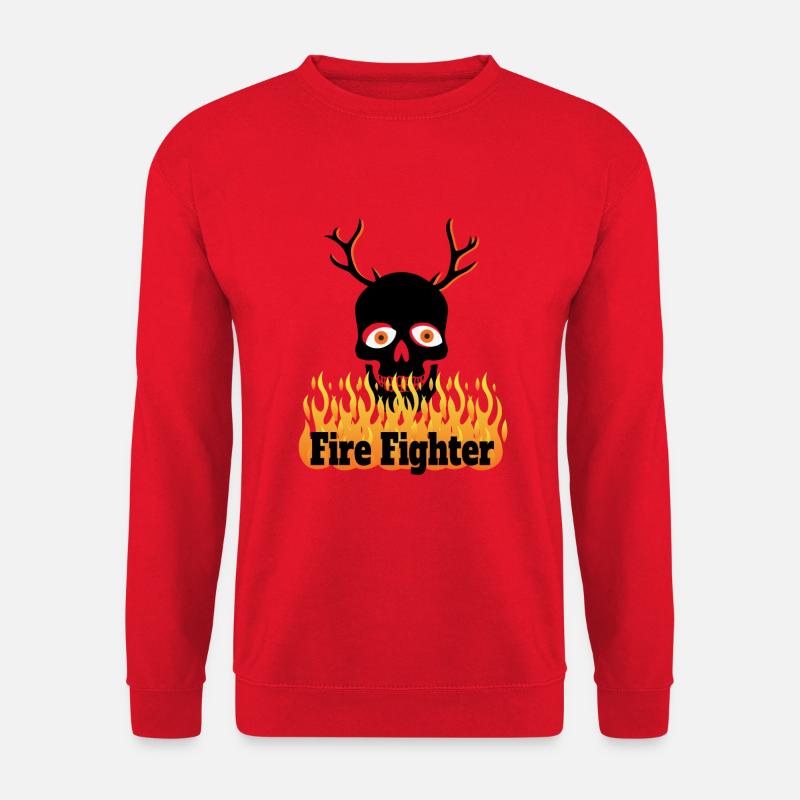 Fire Fighter - Unisex Pullover - Rot