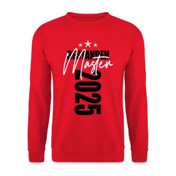 Master 2025 - Unisex Pullover - Rot - Vorne - Alina (178cm) & Michal (187cm)