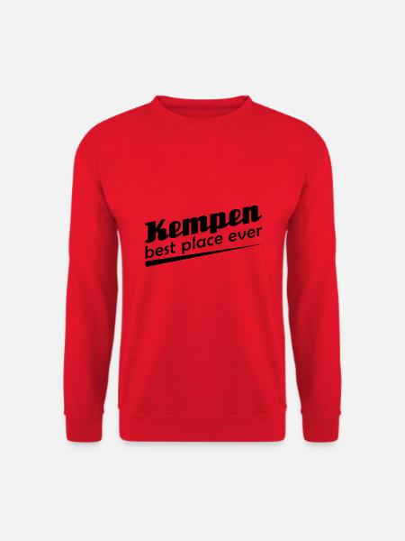 Kempen - Stadt best place ever - Unisex Pullover - Rot