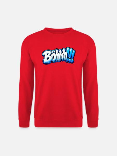 Böhhh!!! – Lustiger Spruch - Unisex Pullover - Rot