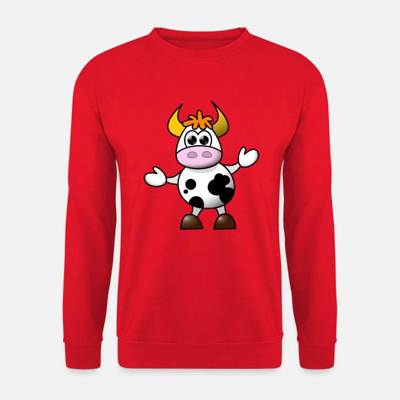 Clea die Kuh - Unisex Pullover - Rot