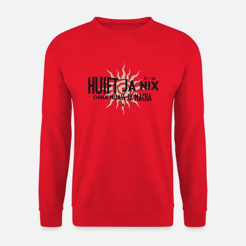 Huift ja nix - Unisex Pullover - Rot