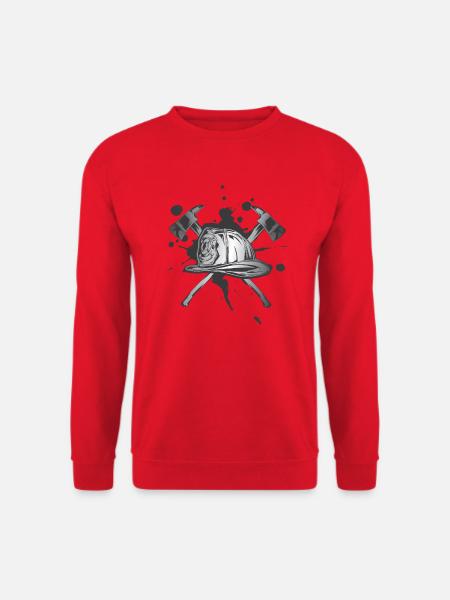 FireFighter Feuerwehrmann Freiwillige Feuerwehr - Unisex Pullover - Rot