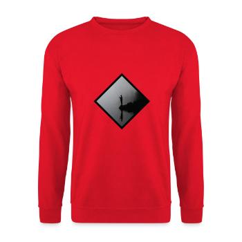 Pêche pêche - Sweat-shirt Unisexe - rouge - Devant - Alina (178cm) & Michal (187cm)