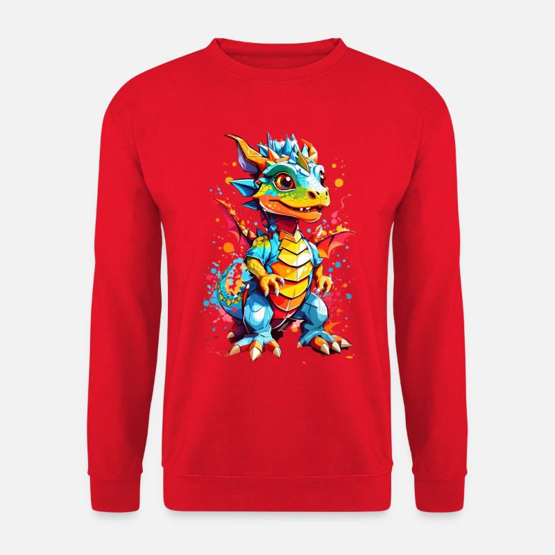 Drachen - Unisex Pullover - Rot
