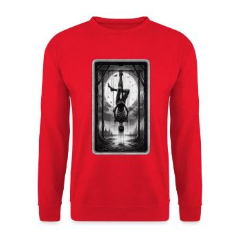 Hanger - Unisex Sweatshirt - red - Front - Alina (178cm) & Michal (187cm)