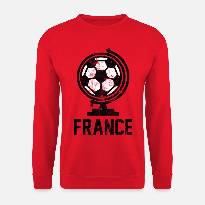 France Fussball  - Unisex Pullover - Rot