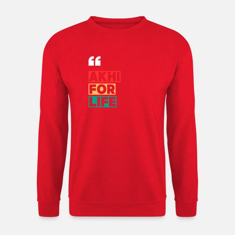 Akhi for Life - Unisex Pullover - Rot