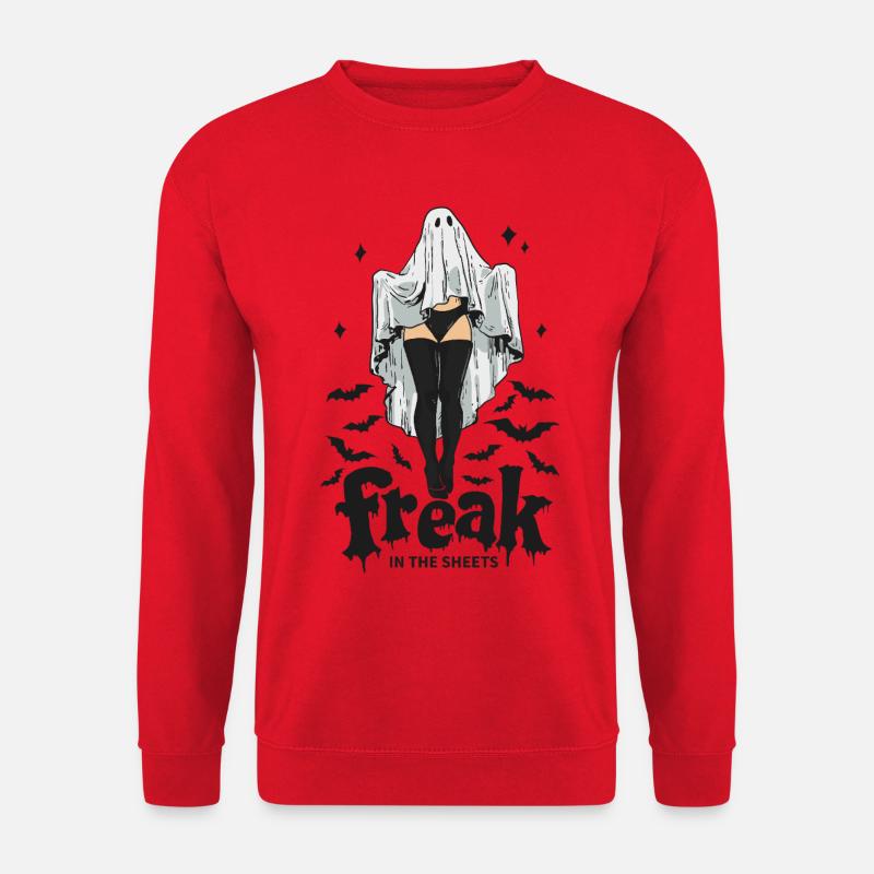 Freak in the Ghost Sheets - Unisex Sweatshirt - red